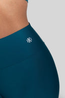 BASIC LEGGINGS WITH TRIANGULAR WAISTBAND (PETROL BLUE)