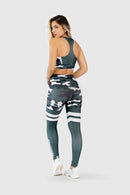 Camo Green Digital Print Fitness Leggings