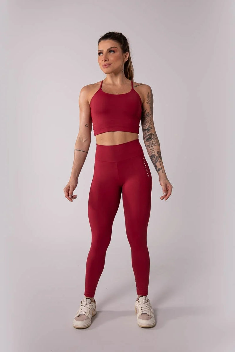 Legging Pants with Butt Cutouts (Wine)